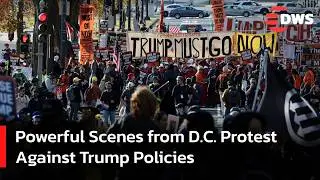 Mass Protest at Lincoln Memorial Demands Justice & Accountability from Trump | DWS News | AM14
