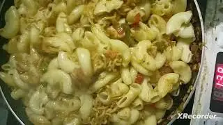 Maggie + Pasta 🍝# winter Evening snack#limited ingredients