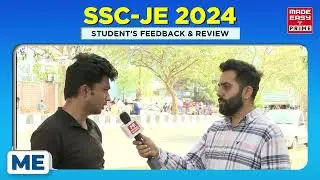 SSC JE 2024 Exam Difficulty Level | Mechanical Engineering | ME | MADE EASY Prime