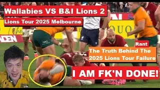 Review: Wallabies VS B&I Lions Melbourne Lions Tour 2025. Analysis, Reactions, Recap. I AM FREE!