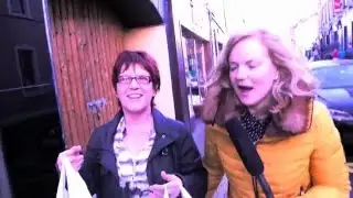 Aine Duffy out and about  in Cavan Town with pre Christmas shopping