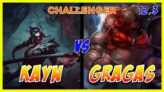 Kayn JUNGLE vs Gragas | Challenger | Patch 12.3 | League of Legends Pro Player Replay