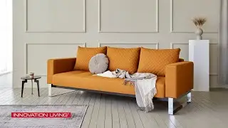 Cassius Quilt Sofa Bed w/ Chrome Legs from Innovation Living