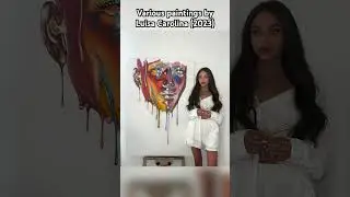 Various paintings by Berlin artist Luisa Carolina (2023) #paintings #femaleartist #berlin