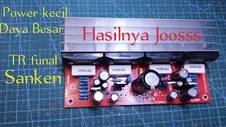 Test amplifier 12 volt TR Sanken#PowerSanken