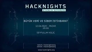 Büyük Veri ve Siber İstihbarat | Seyfullah Kılıç - Founder @SwordSec