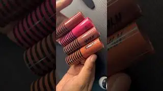 Nykaa cr&egrave;me Matt lipstick swatches #nykaalipsticks #nykaa #lipstickswatches