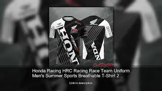 Honda Racing HRC Racing Race Team Uniform Men's Summer Sports Breathable T-Shirt 2025 new