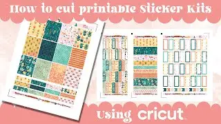 DIY Planner | Using Cricut to Cut Printable Weekly Sticker Kits from Planning Dreams Studio