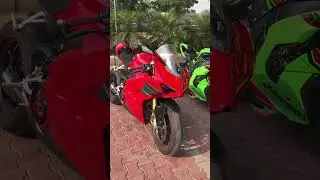 ❤️ Italian Beauty Unleashed &ndash; The Red Beast on Two Wheels 🏍🔥#DucatiPanigale #superbike
