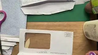 Inside out security envelopes mass making for junk journal