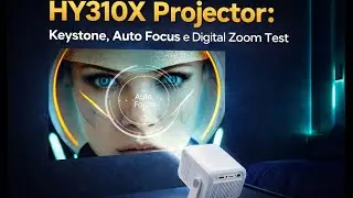 HY310X Magcubic: Keystone, Auto Focus e Digital Zoom Test (Does It Really Work?)