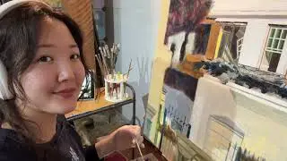 Day 4 of raw artist vlog: go for a walk or sit down and paint 