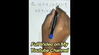 Math Simplification Made Simple #bodmas #maths #pemdas #mathsshorts