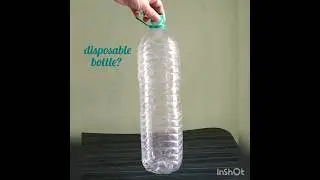 Reuse disposable bottle #shorts  #bestoutofwaste #doityourself #plasticbottlecraft
