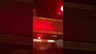 BNSF Dash 9-44CW leading mixed freight after dark