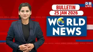 World News | ख़बरें विदेश की | 25 January 2026 | Donald Trump | venezuela news | America #dblive