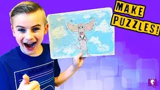 Puzzle with HobbyMom! DIY Teacher Project Idea by HobbyFamilyTV