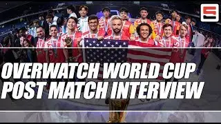 Team USA Overwatch World Cup 2019 post match interview | ESPN esports