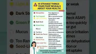 15 Shocking Things Your Poop Says About You 😳 | Gut Health Explained