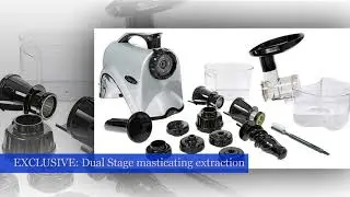 Omega Juicer NC800HDS Juice Extractor and Nutrition Center Creates Fruit