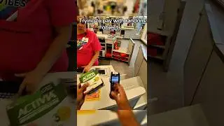 Trying to pay with random objects #shorts #shortsfeed #short #shortsviral #viral #entertainment #fyp