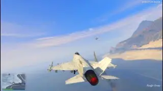 In GTA 5 Shout down Fighter jet and i took my revange