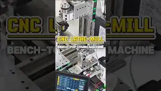 Bench-Top CNC Lathe-Mill Combo Machine SVANFON| Compact 3-in-1 CNC Tool for Home DIY Hobby Workshops