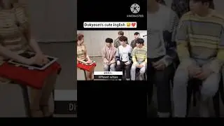 #dk n his cute english 😅❤️ #seventeen #dokyeom #shorts #svt #kpop