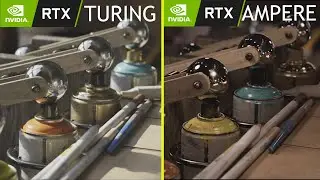 NVIDIA Marbles RTX Tech Demo TURING vs AMPERE Early Graphics Comparison