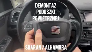 Demontaż poduszki powietrznej VW Sharan / Seat Alhambra 7N