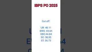 IBPS PO 2025 FINAL RESULT👍