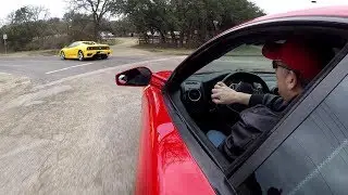 Ferrari F360 and F430 Sunday Drive with pure sound
