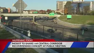 MoDOT hosting meeting to get feedback on I-64 central corridor plans
