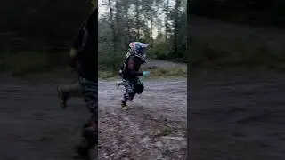 Hare scramble practice with my brother. He has a cheater bike! #moto #harescramble #kx85