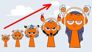 Incredibox Sprunki: Взросление! | Орен Оранж @EasyLittleDrawings #easydrawing