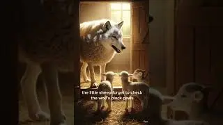 #the wolf 🐺 and seven little sheep #storytime #learnstory #kidscontent #school #
