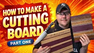 How To Make A Cutting Board: Part One #tools #woodworking #wood #woodwork #powertools #viralvideo 