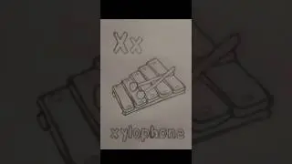 how to draw a xylophone | drawing a xylophone #shorts #drawingforkids #drawingtutorial #xylophone
