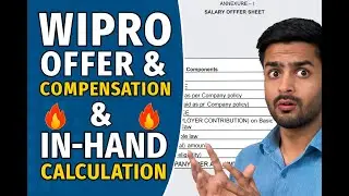 Wipro Offer Letter & Salary Breakup Explained 🔥 | In-Hand Salary Calculation | Full CTC Breakdown