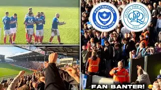 FUNNY FAN BANTER as POMPEY CLAIM ALL THREE POINTS! | Portsmouth Vs QPR *VLOG*