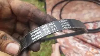 cara melepas dan pasang belt alternator,powerstering mobil baleno 2000