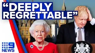 Boris Johnson&rsquo;s office apologises to Queen over lockdown parties | 9 News Australia