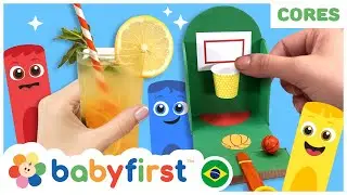 Novo programa! - Turma das Cores | Aprender cores para crianças | Jogo de basquete + | BabyFirst
