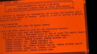 Compaq Portable 386/20 Demo