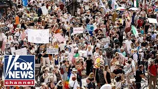 Protesters march in Helsinki amid Trump-Putin summit