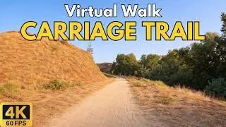 4K Treadmill Virtual Walk &ndash; Carriage Trail at San Timoteo | 20-Min Quick Workout Scenic POV Walk