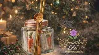 How I made a Holiday  Gift with Herbs from my Garden! #beautifuleden33 #gardening #youtubevideos