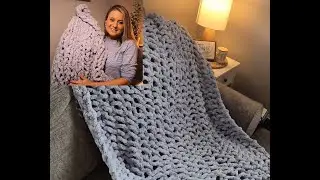 clootess Chunky Knit Blanket Chenille Throw - Warm Soft Cozy for Sofa Bed Boho Home Decor