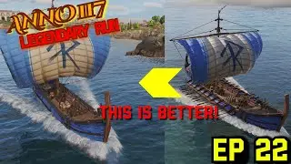 Anno 117 - Legendary Run - Ep 22 - Replacing ships to fix trading routes based on future guide!
